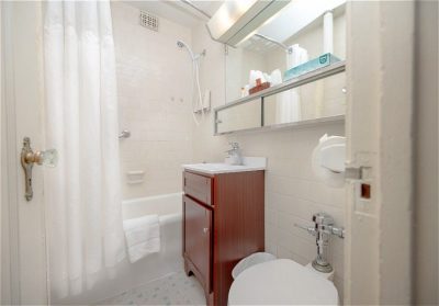Baroness Hotel suite with bathroom